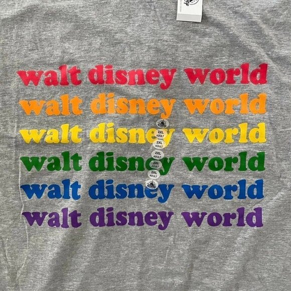 Disney Parks - Rainbow Disney Collection - Walt Disney World T-Shirt For Adults - Picture 3 of 3